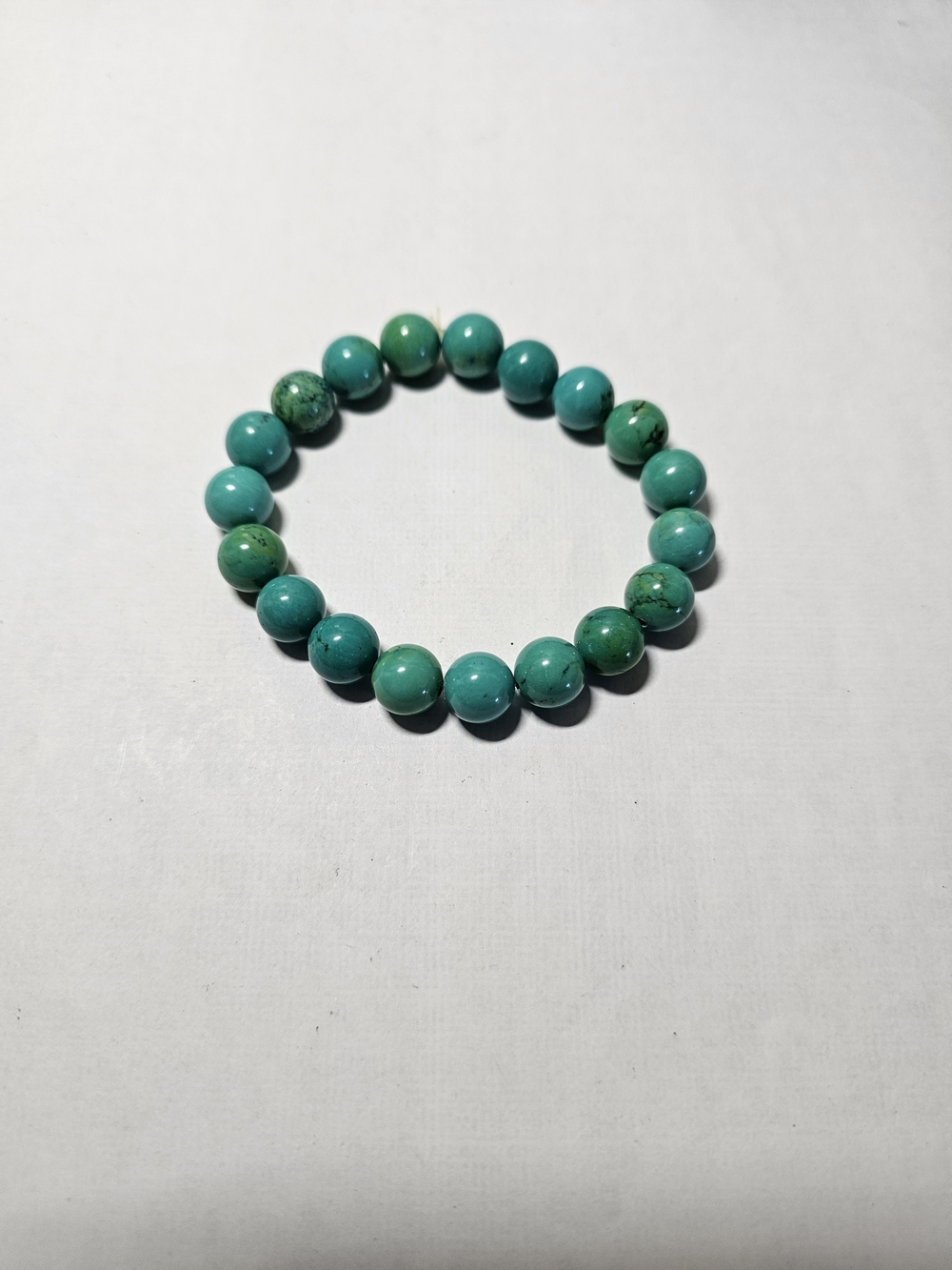 Turquoise Bead Stretch Bracelet - Women Jewelry 7"-8¼"